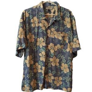 Tommy Bahama silk shirt Tropical Hawaiian size XL short sleeve